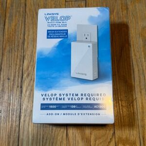 NEW Linksys Velop WHW0101P AC1300 Whole Home Mesh WiFi System Extender Module